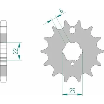 Nářadí na motocykly Ocelové standardní přední kolo AFAM 24401 - 530 24401-15
