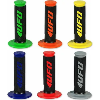 Nářadí na motocykly Gripy UFO Challenger Half-Waffle Orange MA01823#127