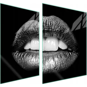 Obraz Skleněná ochranná deska na sporák 70x52 Ústa