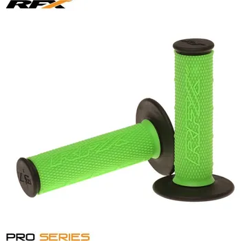 Nářadí na motocykly RFX Pro Series Dual Compound Grips Black Ends (zelená/černá) Pár FXHG2020099GN