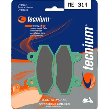 Nářadí na motocykly Organické brzdové destičky TECNIUM Scooter - ME314 ME314