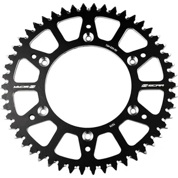 Nářadí na motocykly Hliníkové samočisticí zadní kolo SCAR SRS520 - 428 SRS520-50BK