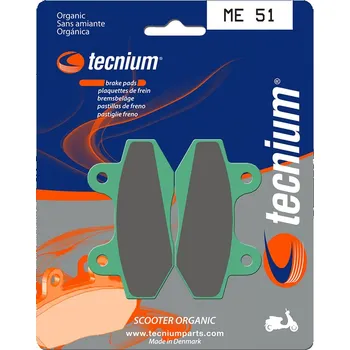 Nářadí na motocykly Organické brzdové destičky TECNIUM Scooter - ME51 ME51