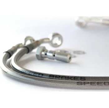 Nářadí na motocykly SPEEDBRAKES Letecká brzdová hadice Carbon/Titanium Banjo 2H1035592