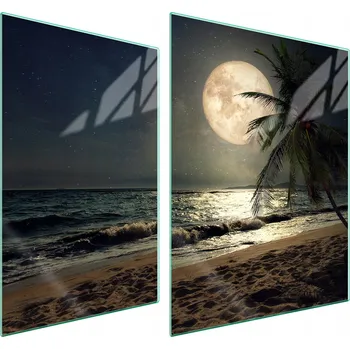 Obraz Skleněná ochranná deska na sporák 70x52 Pláž