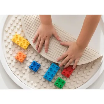 Hrací deka INSPIRE MY PLAY INSPIRE-MY PLAY - rolovací oboustranná stavební podložka - béžová