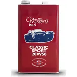 Millers oils MI 79125 CLASSIC SPORT PISTONEEZE, MOTOROVÝ POLOSYNT. OLEJ 20W-50 - 5L