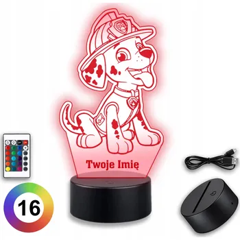 Lampička Noční lampa Koala Wood, vícebarevná