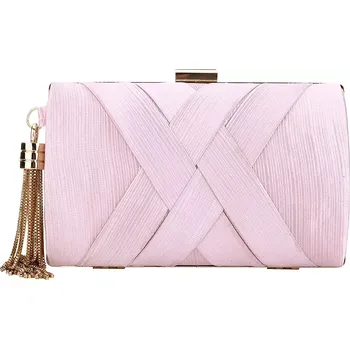 Kabelka Společenské psaníčko se štrasem Blanca Růžová