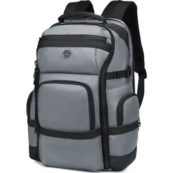 Městský batoh Ozuko sportovní batoh Netivot small Šedý 32L