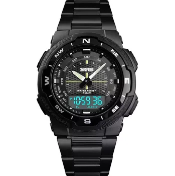 Hodinky Skmei 1370 pánské duální hodinky Passager Černé