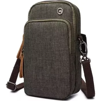 Ledvinka Canvasio Pouzdro na ruku a taška 2v1 Journal Zelená