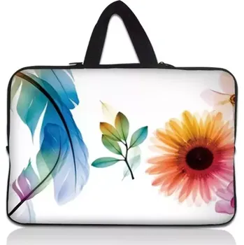 pouzdro na notebook Huado taška na notebook do 14.4" Pírko a květiny