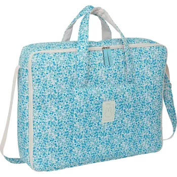 Cestovní hra Taška na kočárek Miffy Garden Tyrkysová (50 x 40 x 14 cm)