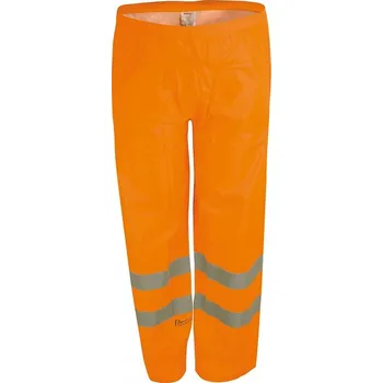 Pracovní obuv Výstražné oranžové kalhoty s odrazkami, pracovní, nepromokavé, velikost 3XL