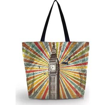 Plážová taška Huado nákupní a plážová taška - Big Ben London