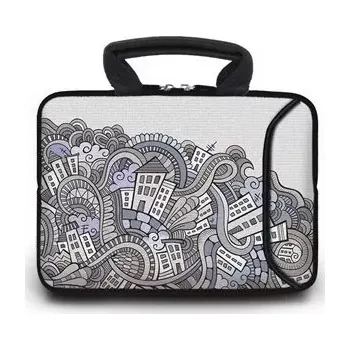 pouzdro na notebook Huado Carry taška na notebook do 15.6" Funny village