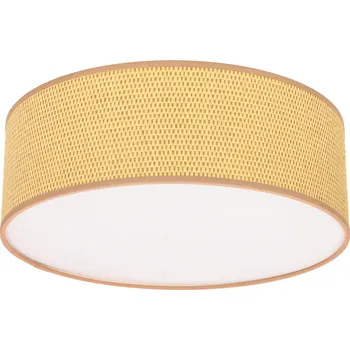 Stropní svítidlo SFONDO 2 kulaté 38 cm boho látka do obýváku a ložnice CANDELLUX