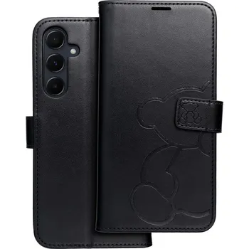 Náhradní kryt pro mobilní telefon Kryt Mezzo Book Case Samsung Galaxy A55 5G Teddy Bear Black