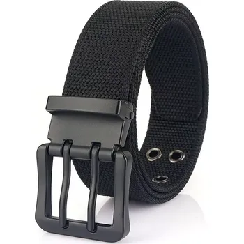 Opasek Pánský nylonový opasek Fileten Černý