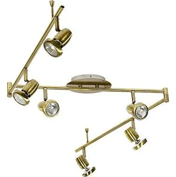 Stropní svítidlo Lotos 6ramenné moderní zlaté nad jídelní stůl CANDELLUX