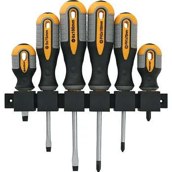 Šroubovák Sada šroubováků Strend Pro SDX72-106, 6 dílná, s držákem na zeď, ploc