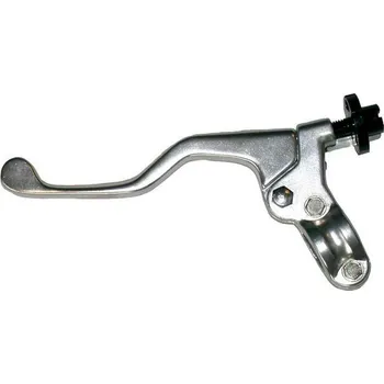 Nářadí na motocykly BIHR Krátká páčka spojky + okénko Kovaný hliník Leštěný univerzální L10-005