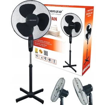 Domácí ventilátor Podlahový ventilátor Esperanza HURRICANE černý