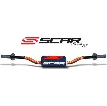Nářadí na motocykly Řídítka SCAR O² McGrath/Short KTM - oranžová S9172OR-DKBL
