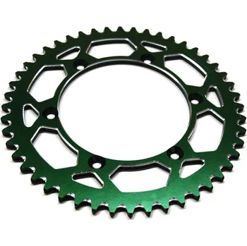 Nářadí na motocykly ART Hliníková ultralehká samočistící zadní rozeta 460 - 520 ART-460A-48-GRN