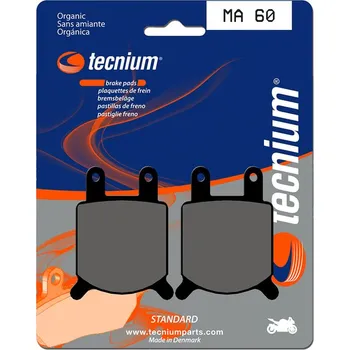 Nářadí na motocykly Brzdové destičky TECNIUM Street Organic - MA60 MA60