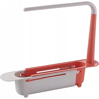 ORGANIZÉR / POLIČKA NA DŘEZ DO KUCHYNĚ ORANŽOVÁ