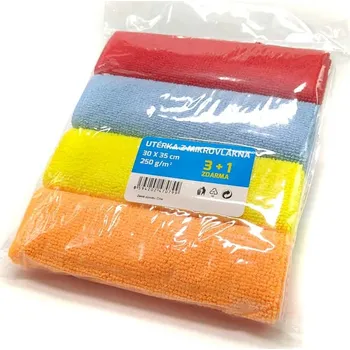 Utěrka utěrka 250g 30x35 mikrovlákno 4ks