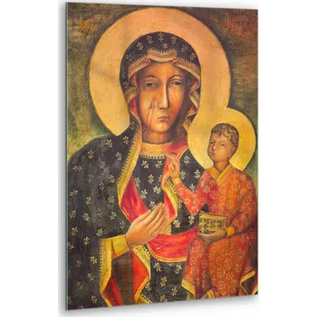 Obraz Obraz z tvrzeného Sklo Černé Madona v Čenstochově