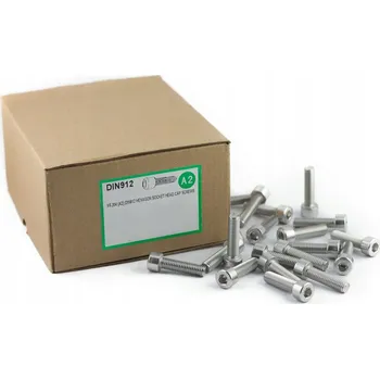 Šroub Šroub válcový s vnitřním šestihranem nerezový DIN 912 M12 x 20 - 10 KS