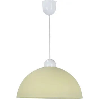 Závěsné svítidlo Vanilia moderní krémové skleněné do obýváku a ložnice 22 cm