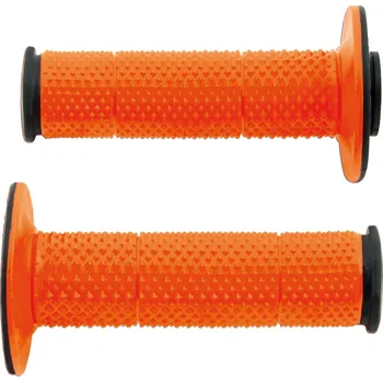 grip gripy FULL DIAMOND, RTECH (černé/oranžové, extra měkké, pár) R-MPRNRAR0011