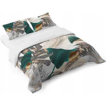 Povlečení POVLEČENÍ SADA POVLEČENÍ 160X200 CM POVLEČENÍ SOUPRAVA ČESKÝ VZOR LISTY 111