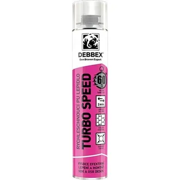 Průmyslové lepidlo PU Lepidlo Pěna TURBO SPEED 750 ml Distyk 40302DPL