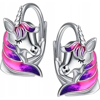 Náušnice Náušnice s jednorožcem Mennica Bydgoska