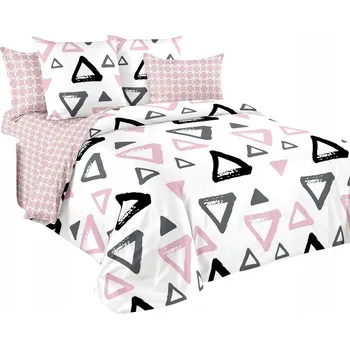 Povlečení POVLEČENÍ BAVLNA 160x200 SYNTETICKÁ BAVLNA 2 POVLAKY NA POLŠTÁŘE