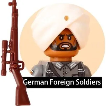 Figurka Vojenské figurky s válečnými zbraněmi | styl Lego - B18-37-2