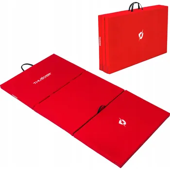 Matrace THUNDER Skládací podložka na cvičení, 197x100x5 cm NO SIZE ČERVENÁ