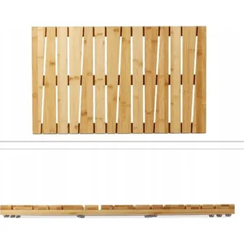 Koupelnová předložka Bambusová koupelnová Plošina 40 x 65 cm