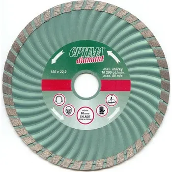 Řezný kotouč KRAFTWERKTOOLS Diamantový kotouč /22,2mm TURBO Varianta: Diamantový kotouč 115x1,8mm /22,2mm TURBO