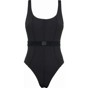 Dámské plavky Dámské jednodílné plavky Monogram Rib KW0KW02151-BEH - Calvin Klein L