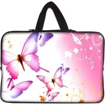 pouzdro na notebook Huado taška na notebook do 15.6" Růžoví motýlci