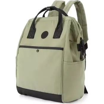 Městský batoh Himawari školní batoh Okta Grande Anselm Olivový 19L
