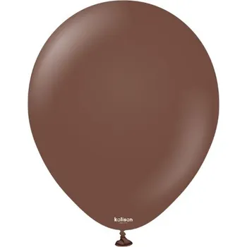 Balónek Balonky hnědé, Standard Chocolate Brown 13 cm/5", 100 ks