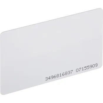 Bezkontaktní karta S010N RFID 125kHz bílá + ČÍSLO